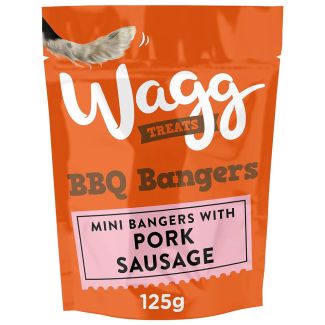 Wagg BBQ Bangers Dog Treats 125g