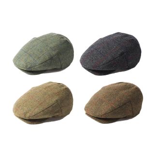 Failsworth Mens Waterproof Lovat Tweed Cap - Cheshire, UK