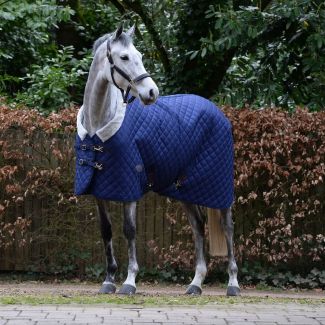 WeatherBeeta ComFiTec Deluxe Diamond Quilt Medium Stable Rug 250g Navy