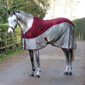 WeatherBeeta Micro-Air Cooler Rug Burgundy/Grey | Chelford Farm Supplies