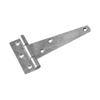 Eliza Tinsley Weighty Tee Hinge Galvanised Pair 254mm (L)