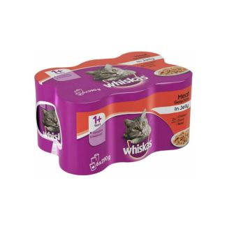 Whiskas 1+ Meat in Jelly Variety Cat Food 24 Pack | Chelford Farm Supplies