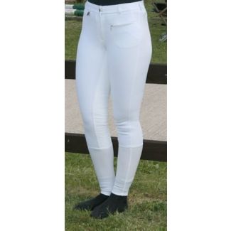 Jeffries Ladies Competition Breeches White