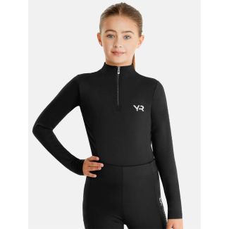 Aztec Diamond Young Rider Long Sleeve Base Layer Black
