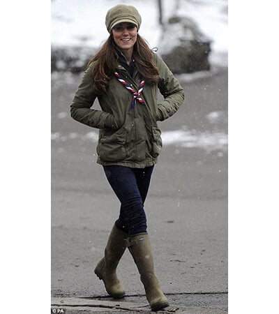 Kate middleton hunter rain boots on sale