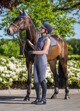 Horse and Rider in LeMieux Grey Colour Collection